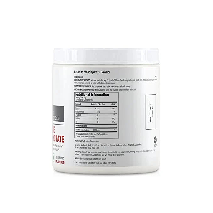 GNC Pro Performance Pure Micronized Creatine Monohydrate, 100 g (0.22 lb)
