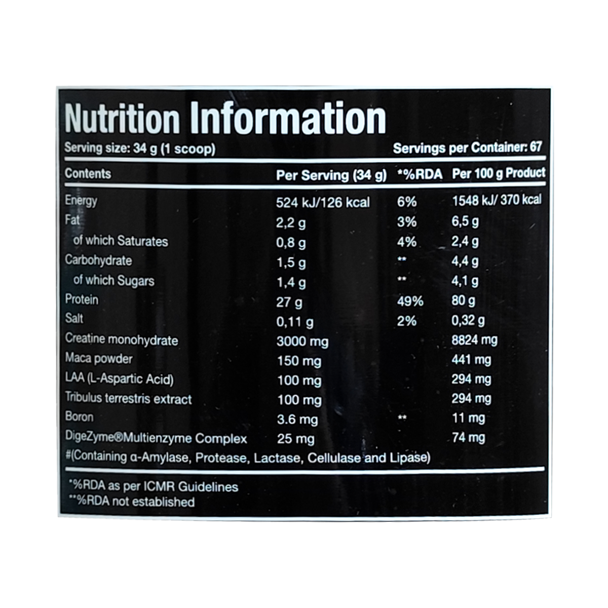 One Science Nutrition (OSN) Nitra Whey - DAA, Tribulus Terrestis, Maca powder and Boron & Creatine Monohydrate | 27g Protein, 3g Creatine, 5.2g Glutamine, 6.6g BCAA - 5lbs - Chocolate Brownie