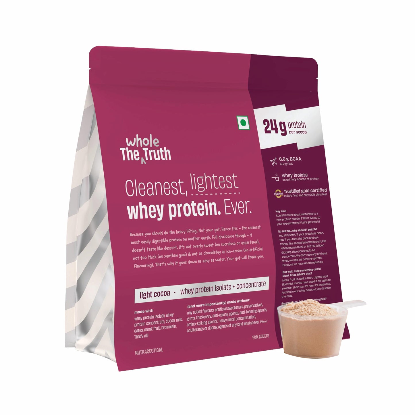 The Whole Truth Whey Protein 1kg