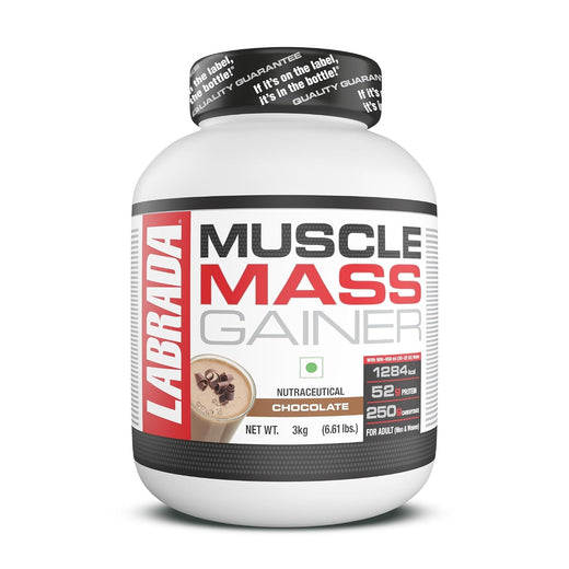 LABRADA-MUSCLE MASS GAINER-CHOCOLATE-3KG