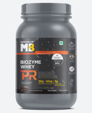 MuscleBlaze Biozyme Whey PR – 2 kg, Chocolate Fudge