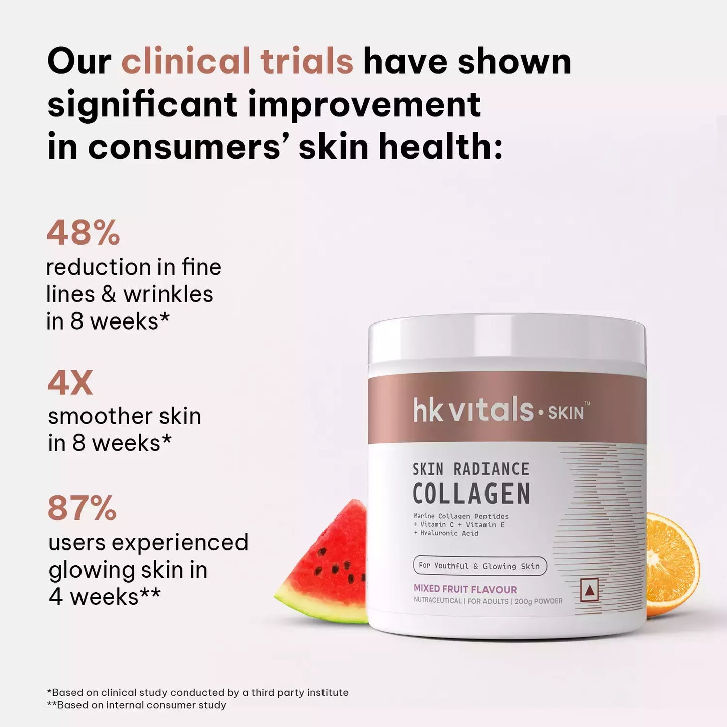 HK Vitals Skin Radiance Collagen 200 g | Marine Collagen | Watermelon