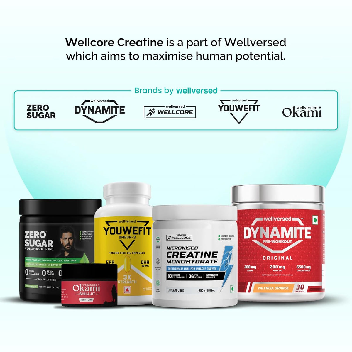WELLVERSED-CREATINE MONOHYDRATE -WATERMELON WAVE-122GM