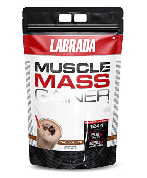 Labrada Muscle Mass Gainer Protein Powder with L-Glutamine & Creatine Monohydrate 3kg