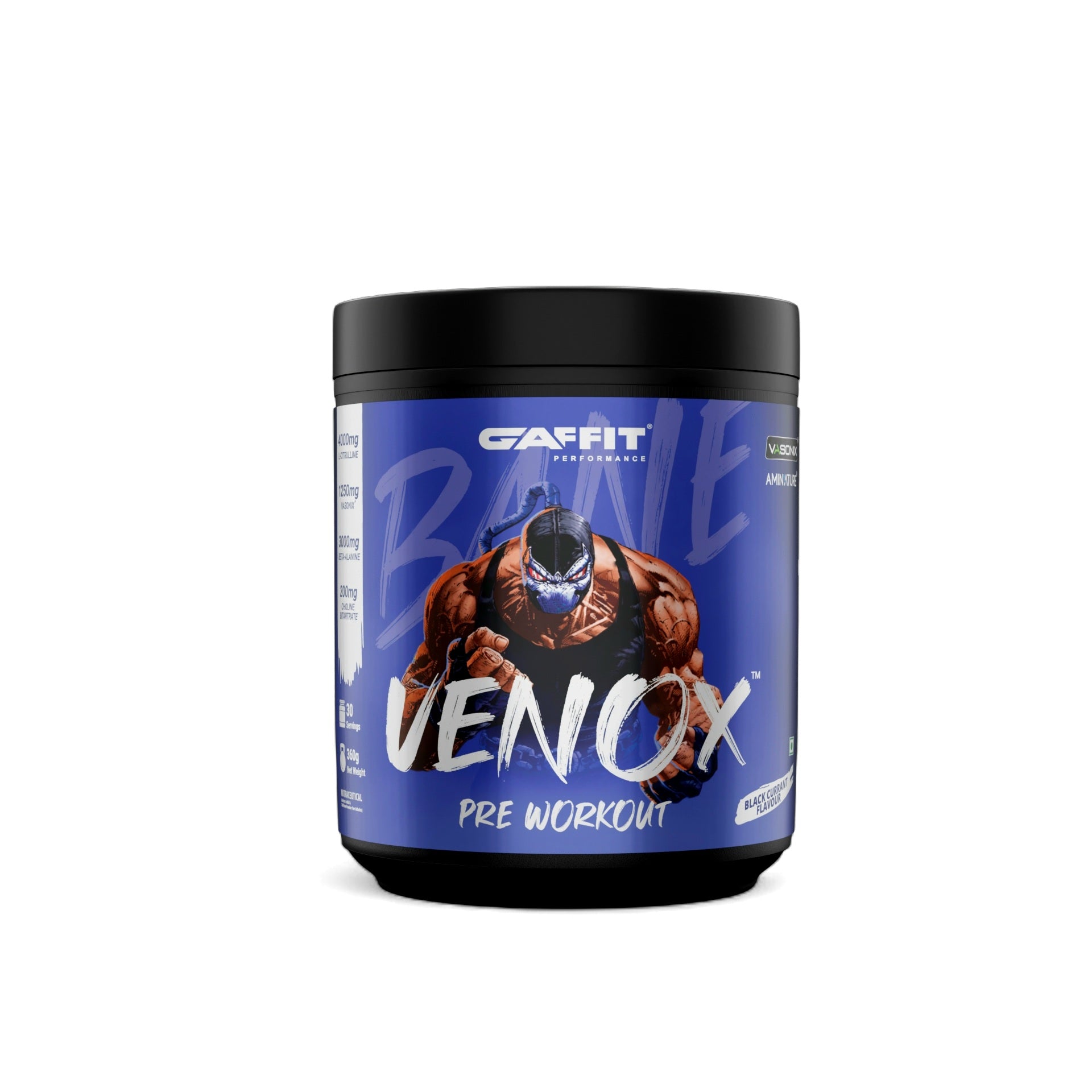 GAFFIT VENOX PREWORKOUT | 5 FLAVOURS | 360 GM – proteinmart