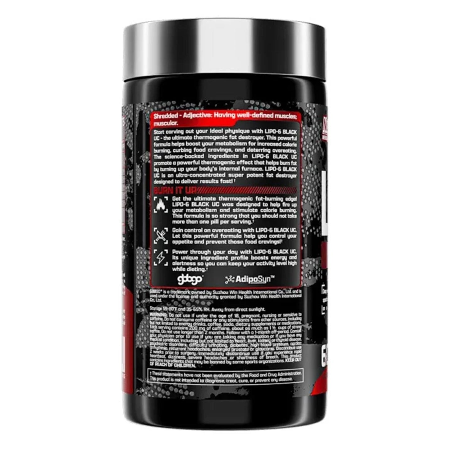 Nutrex Lipo 6 Black UC 60 capsules, Unflavoured