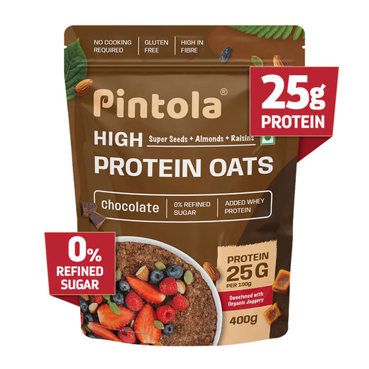 PINTOLA 25g High Protein Oats 1kg, Dark Chocolate