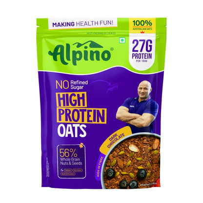 ALPINO HIGH PROTEIN OATS -SNACKS-HIGH PROTEIN OATS-DARK CHOCOLATE-1KG