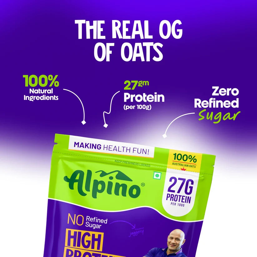 ALPINO HIGH PROTEIN OATS -SNACKS-HIGH PROTEIN OATS-DARK CHOCOLATE-2KG
