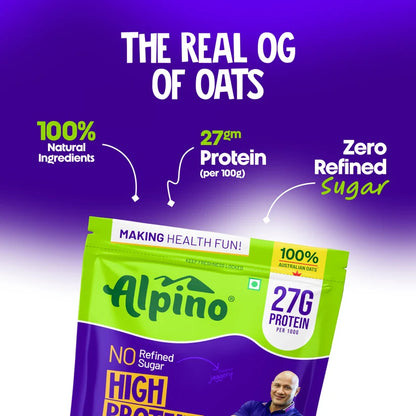ALPINO HIGH PROTEIN OATS -SNACKS-HIGH PROTEIN OATS-DARK CHOCOLATE-2KG