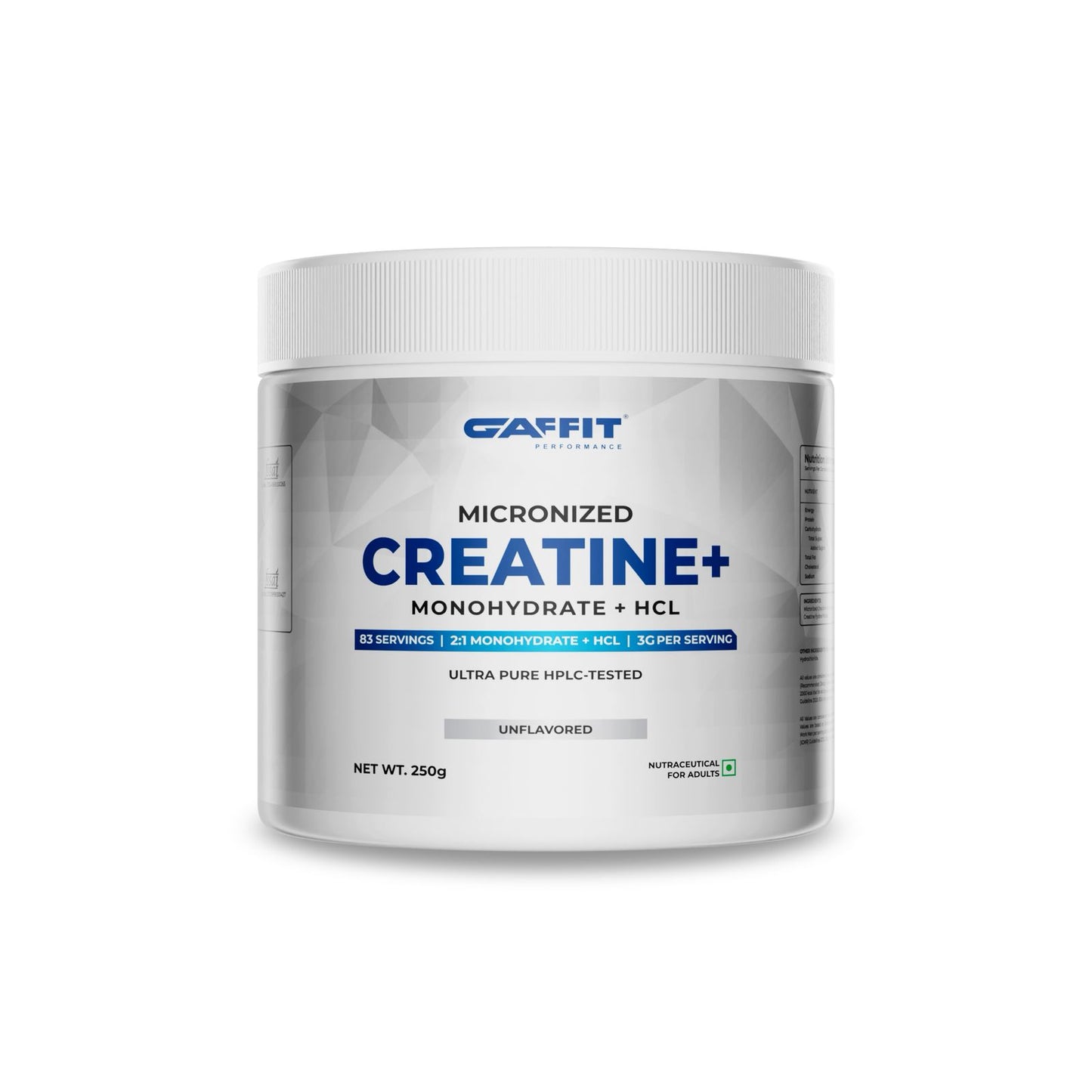 GAFFIT CREATINE+Advanced Micronized Creatine for Strength, Power & Faster Recovery