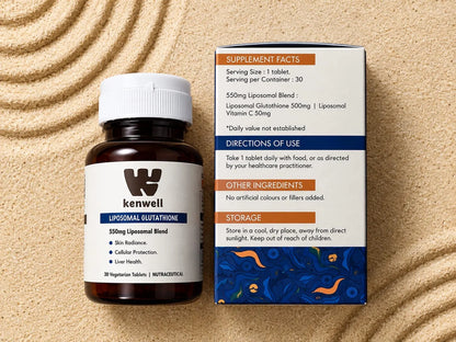 KENWELL-LIPOSOMAL GLUTATHIONE-30 TABS