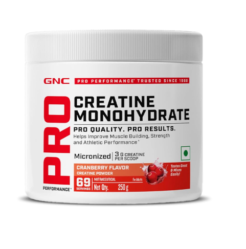 GNC Pro Performance Pure Micronized Creatine Monohydrate, 100 g (0.22 lb)