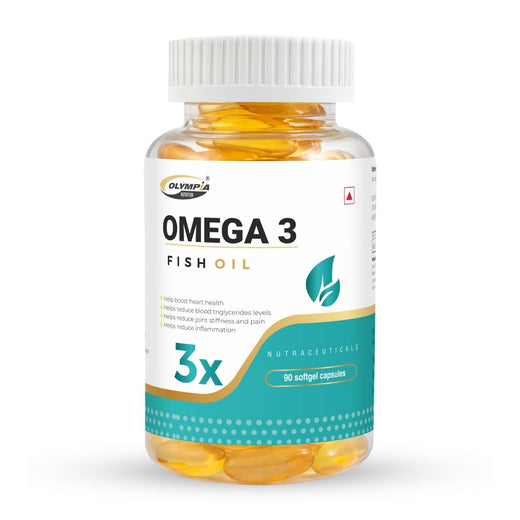 Olympia Nutrition Omega 3 Fish Oil 1000 mg Fortified With EPA/DHA (90 Capsules)