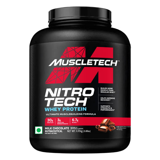 MUSCLETECH-NITRO TECH WHEY-MILK CHOCOLATE-1.7 KG