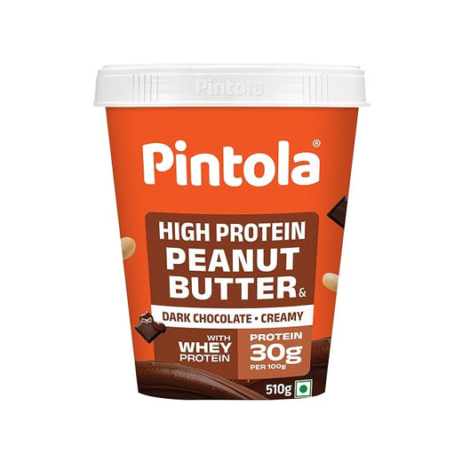 PINTOLA-HIGH PROTEIN PEANUT BUTTER-CHOCOLATE-510GM-CREAMY