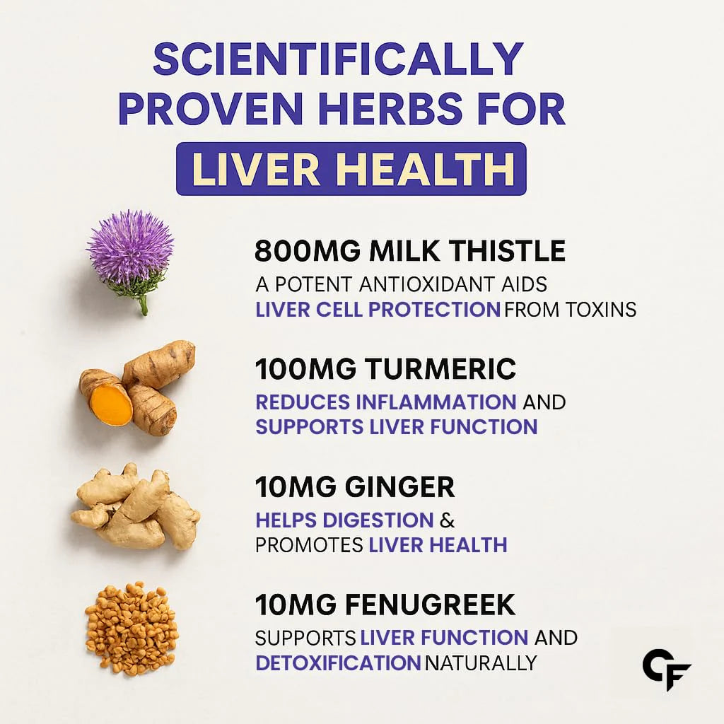 Milk Thistle 800 mg Tablets | Liver Detox Supplement | 120 Tablets