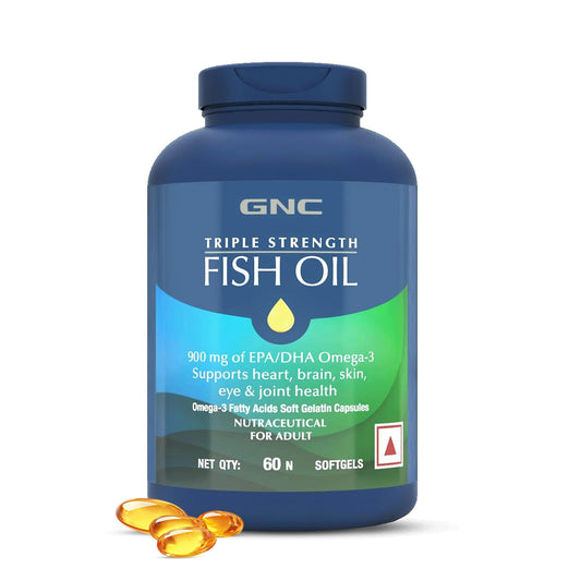 GNC Triple Strength Fish Oil – 60 Softgels