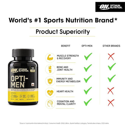 OPTIMUM NUTRITION-OPTI-MEN -60 TAB