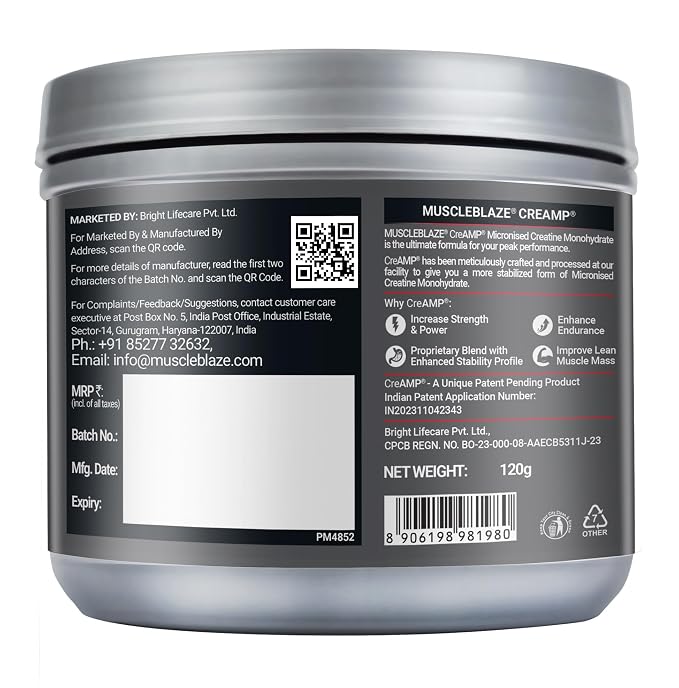 MUSCLEBLAZE-CREAMP-JUICY BERRIES-120 GM