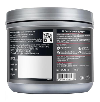 MUSCLEBLAZE-CREAMP-JUICY BERRIES-120 GM
