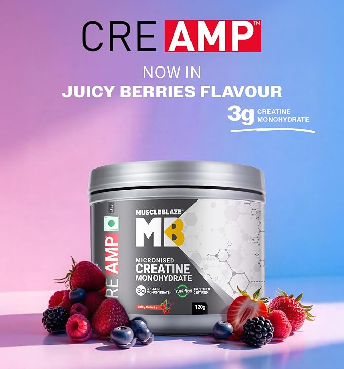 MUSCLEBLAZE-CREAMP-JUICY BERRIES-120 GM