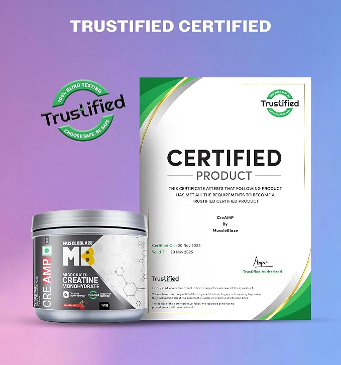 MUSCLEBLAZE-CREAMP-JUICY BERRIES-120 GM