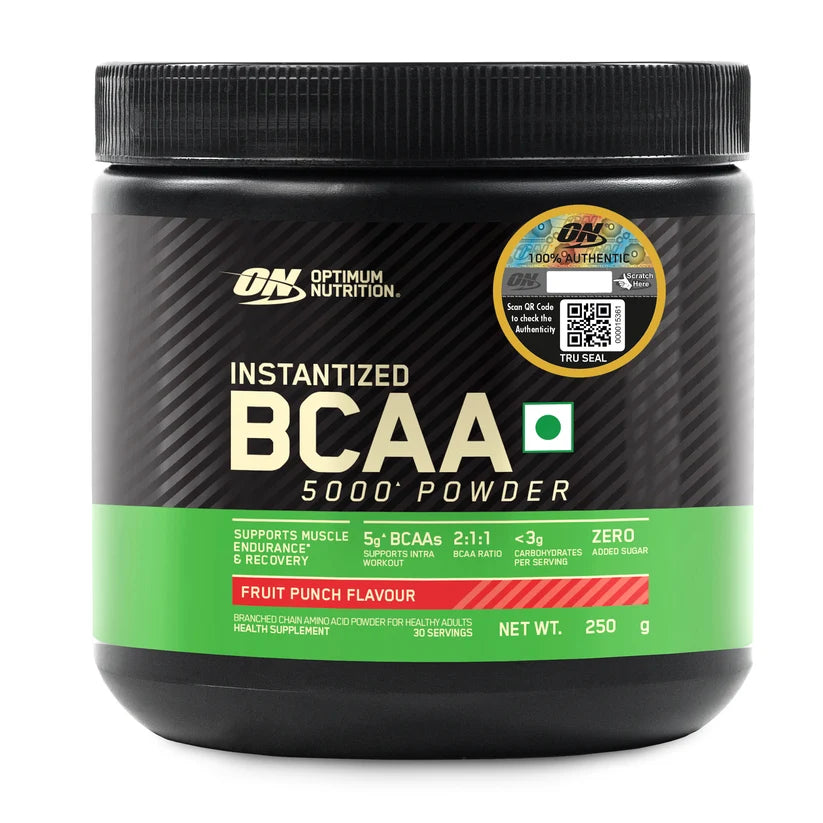 OPTIMUM NUTRITION-BCAA 5000MG-FRUIT PUNCH -250GM