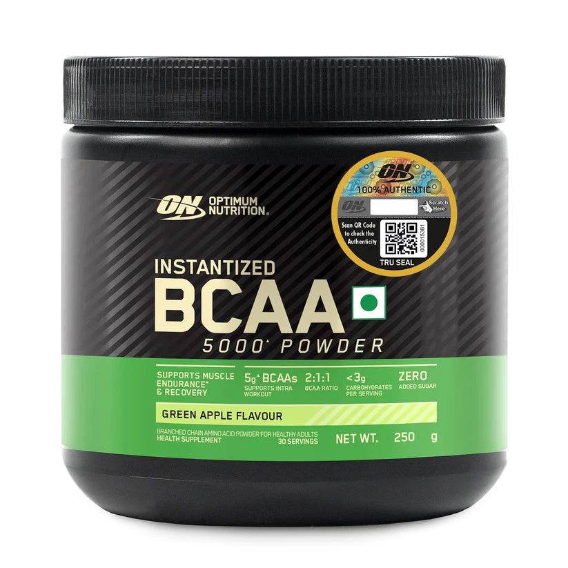 OPTIMUM NUTRITION-BCAA 5000MG-GREEN APPLE-250GM