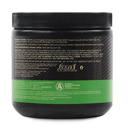 OPTIMUM NUTRITION-BCAA 5000MG-GREEN APPLE-250GM