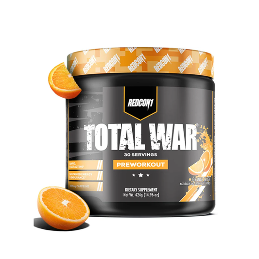 REDCON1 Total War Pre Workout - Beta Alanine + Citrulline Malate Keto Friendly Preworkout for Men & Women with 320mg of Caffeine - Fast Acting - Pink Lemonade (30 Servings)