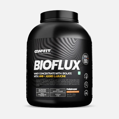 GAFFIT BIOFLUX – Whey Protein with HMB, Added L-Leucine & ProHydrozyme