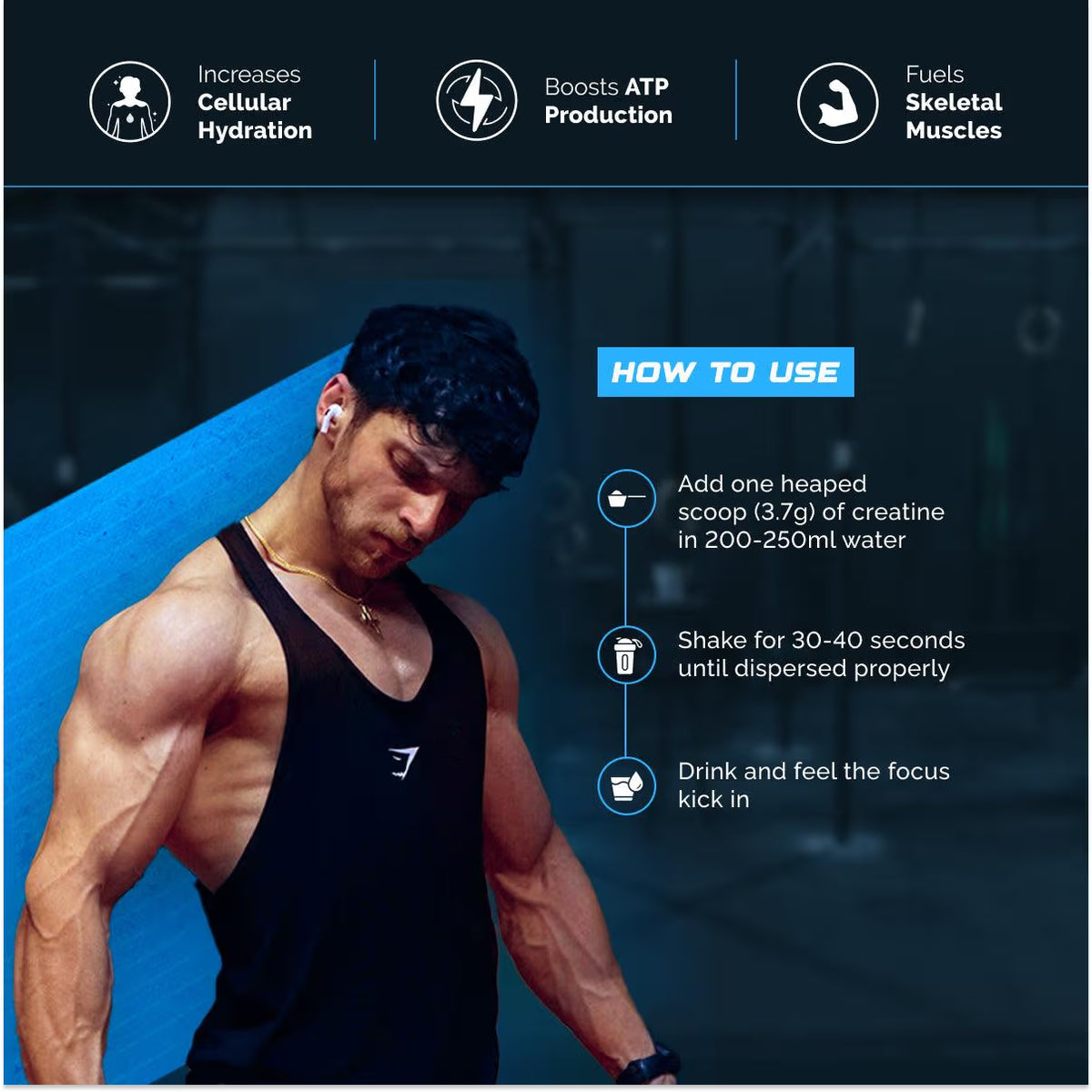 WELLVERSED-CREATINE MONOHYDRATE -TROPICAL TANGO-307GM