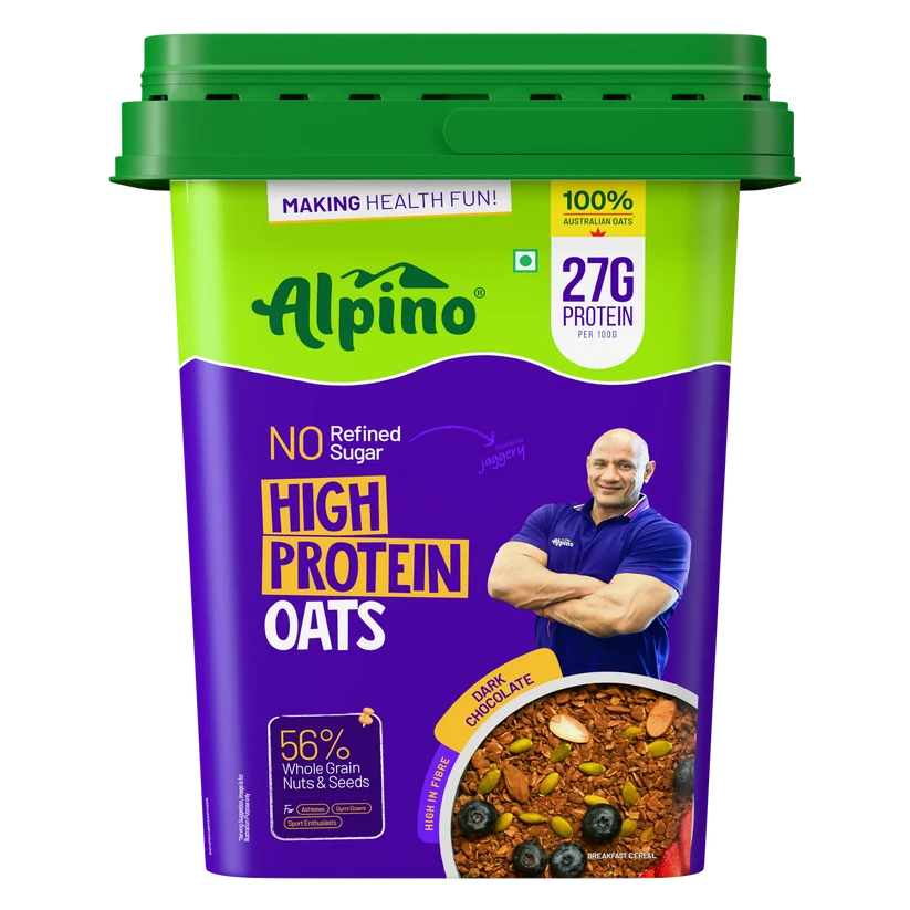ALPINO HIGH PROTEIN OATS -SNACKS-HIGH PROTEIN OATS-DARK CHOCOLATE-2KG