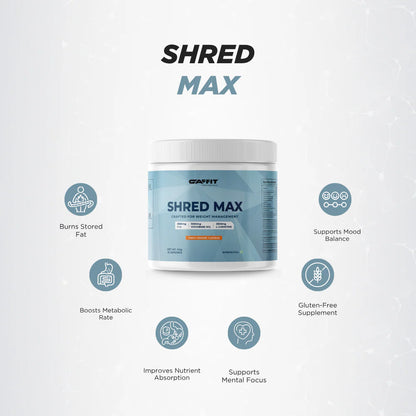 Gaffit Shred Max Tangy Orange Flavour  – 210g