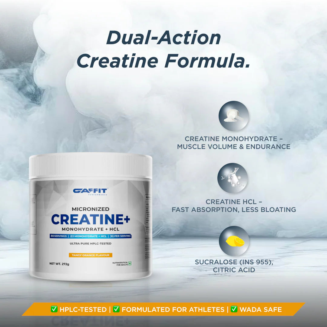 GAFFIT CREATINE MONOHYDRATE + HCL