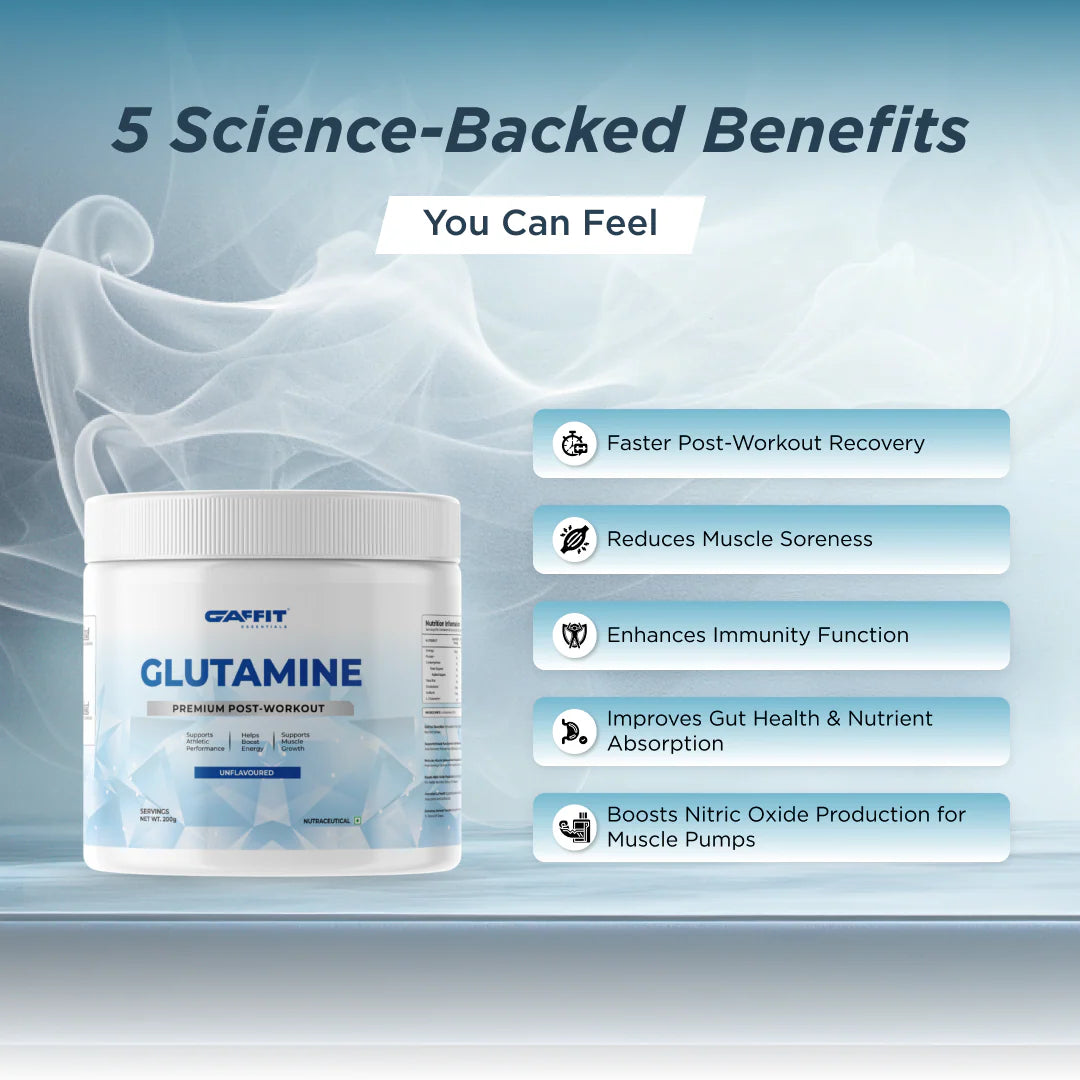 GAFFIT GLUTAMINE – 200g (Unflavoured)