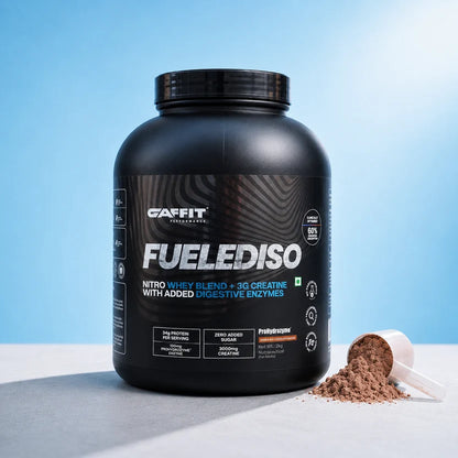 GAFFIT FUELEDISO – Nitro Whey Isolate Blend with 3g Creatine & ProHydrozyme 2KG