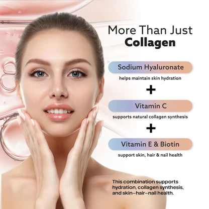 Marine Collagen – 5000mg Marine Collagen Peptides with Hyaluronic Acid & Essential Vitamins