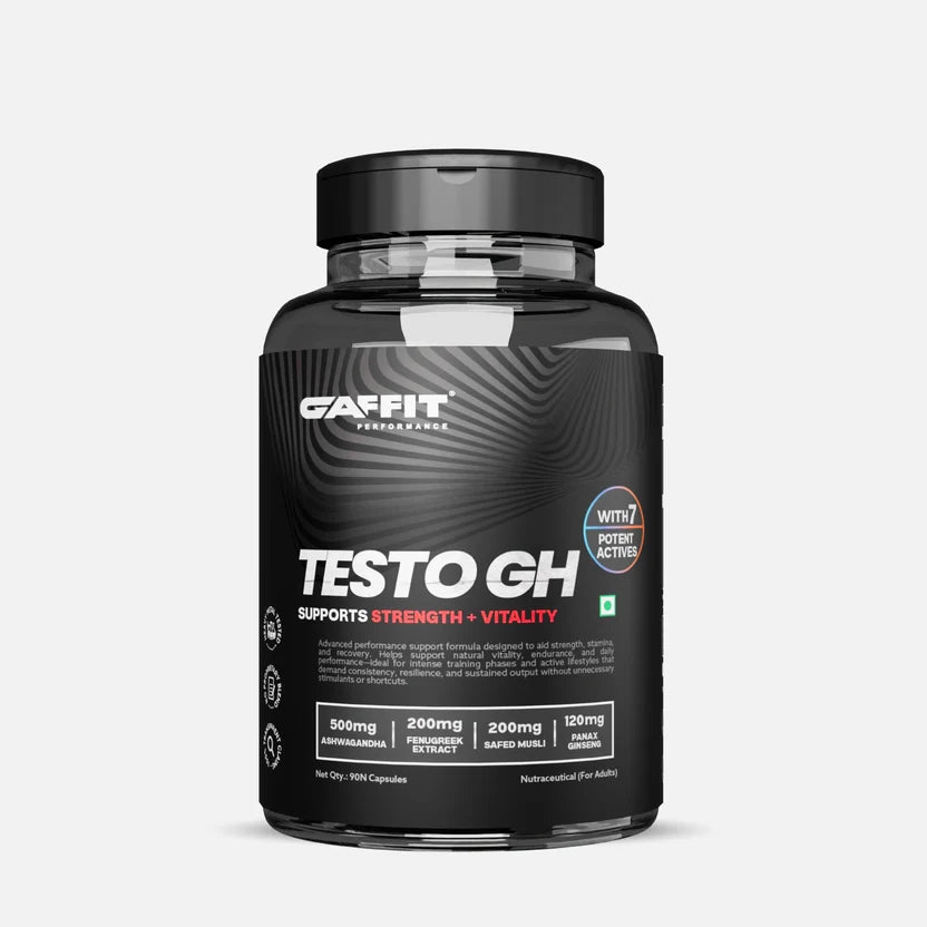 TESTO GH – Daily Strength & Vitality Support with 7 Potent Actives