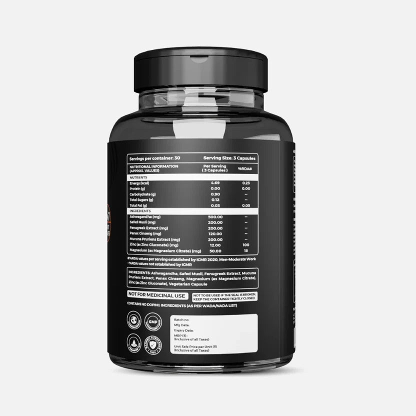 TESTO GH – Daily Strength & Vitality Support with 7 Potent Actives