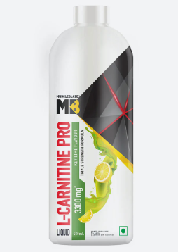 MuscleBlaze Liquid L-Carnitine PRO - 3300mg Triple Strength Formula