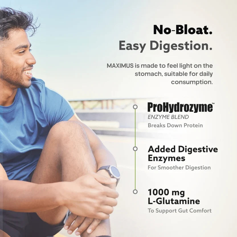 GAFFIT MAXIMUS Daily-Use Mass Gainer with 15g Protein, L-Glutamine & ProHydrozyme