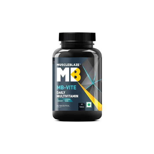 MuscleBlaze MB-VITE Daily Multivitamin, for Enhanced Energy, Stamina & Gut Health