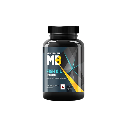 MuscleBlaze Omega 3 Fish Oil (1000 mg) with 180mg EPA and 120mg DHA