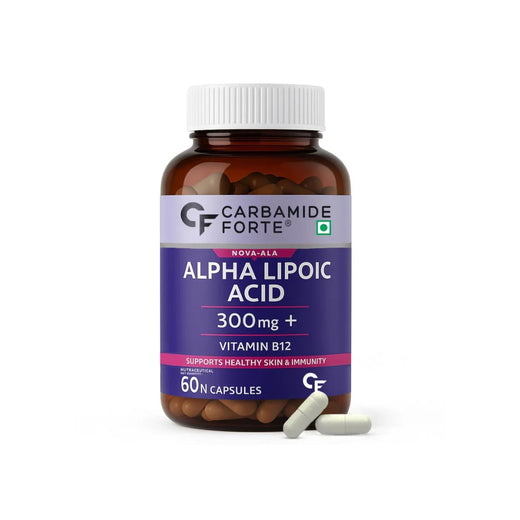 Alpha Lipoic Acid 300 mg | Vitamin B12 & Lycopene | 60 Capsules ALA Antioxidant Support with Lycopene Blend  60 Veg Capsules | Non‑GMO | No Artificial Colors
