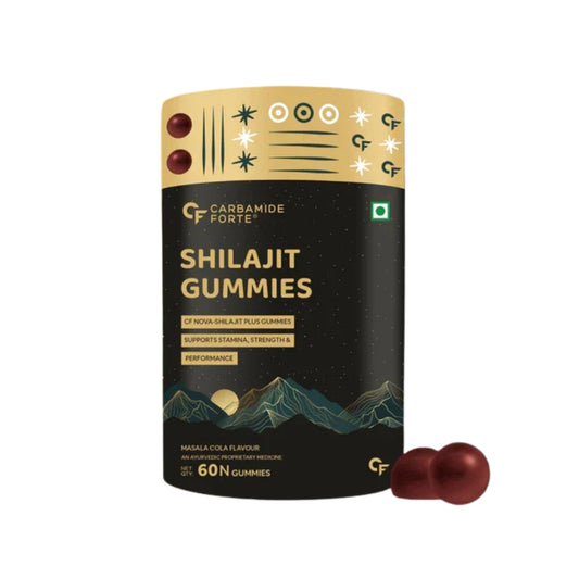 Shilajit Gummies for Men | 60 Gummies Strenght And Stamina Increase With Swarna Bhasma, Gokshura & Ashwagandha  Tasty Gummies | Masala Cola Flavour
