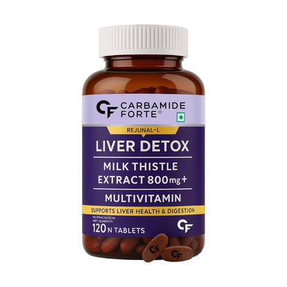 Milk Thistle 800 mg Tablets | Liver Detox Supplement | 120 Tablets