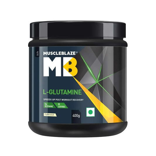 MuscleBlaze MB L-Glutamine Unflavoured – 250g