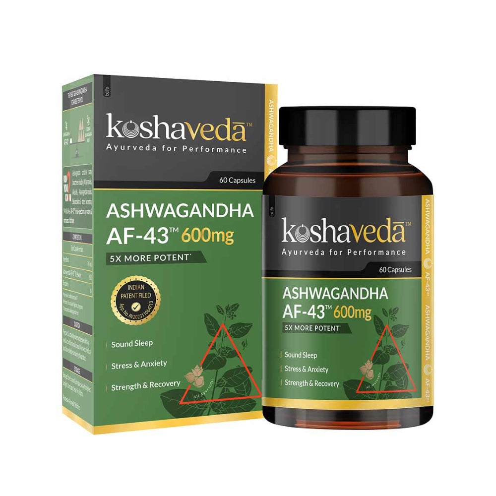 Koshaveda Ashwagandha AF-43 – 600mg (60 Capsules)
